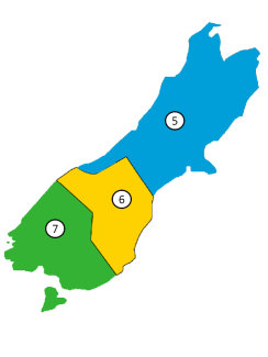 South island map 2025