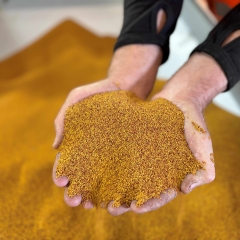 Seed treatment in hands